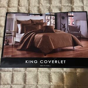 Glacier Brown King Quilt Set